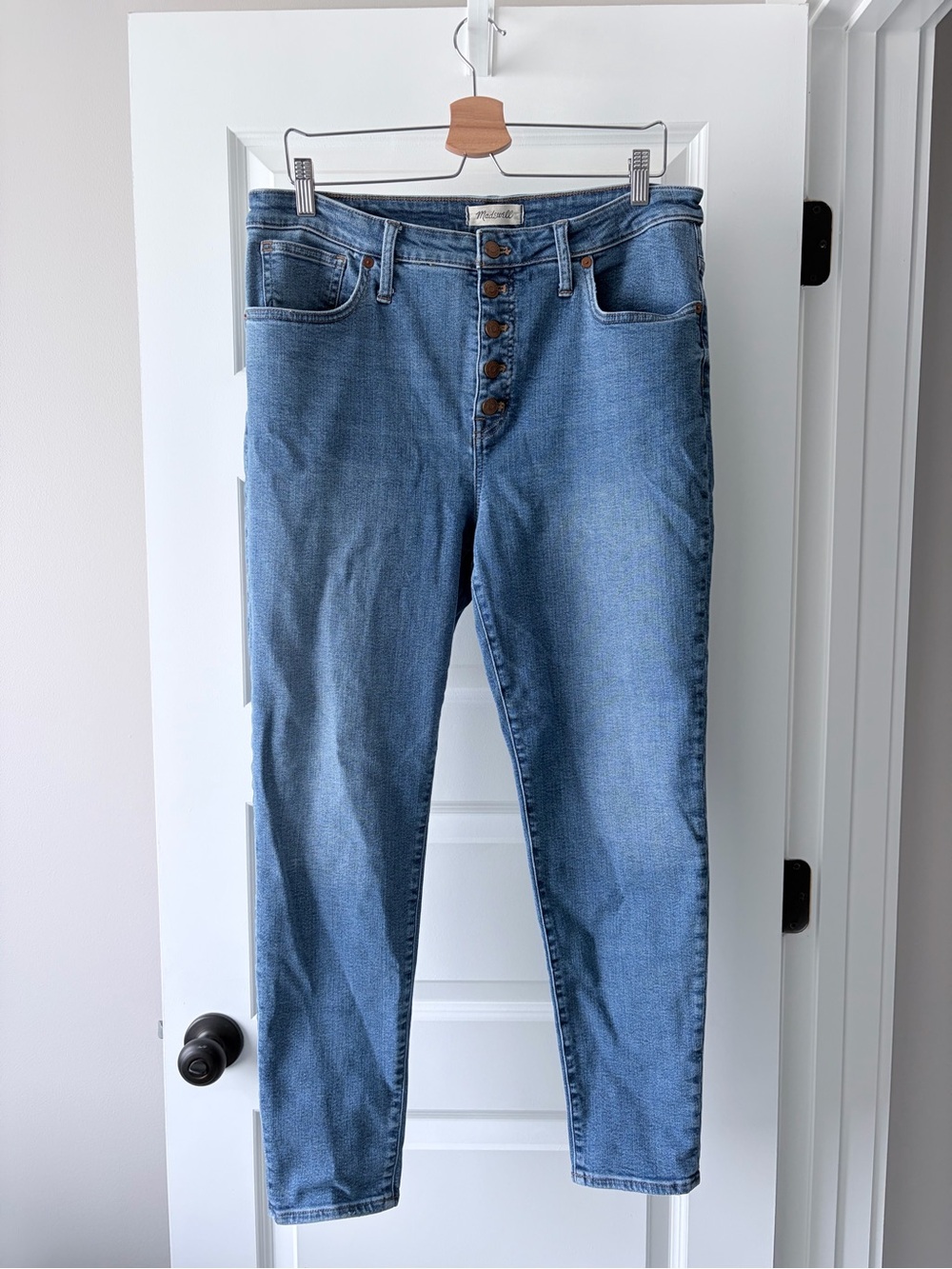 Madewell 9” Mid-Rise Skinny Crop Size 33TALL